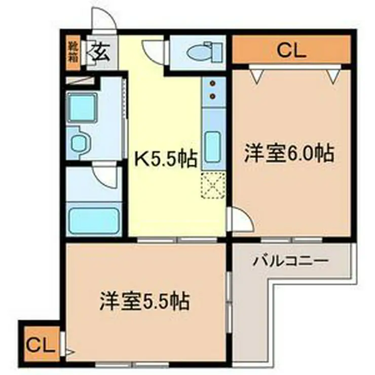 パームヒルズII 3階階 間取り