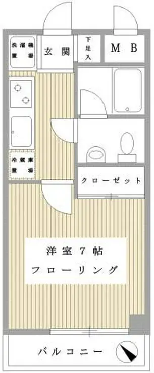 エスペランサ柿生 2階階 間取り