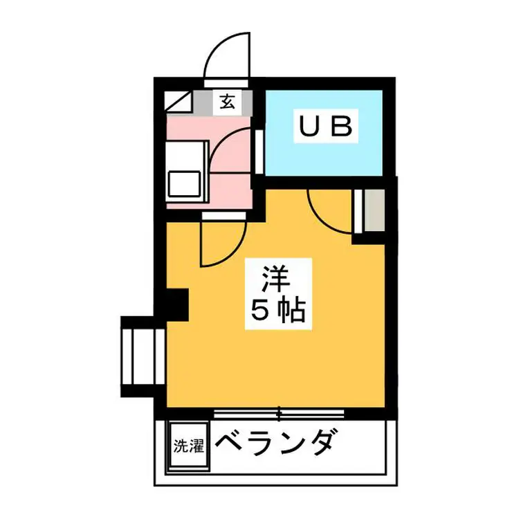 サンパレス矢向 2階階 間取り