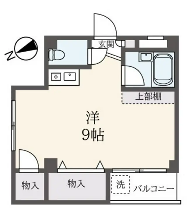 第5ユービコーポ 1階階 間取り