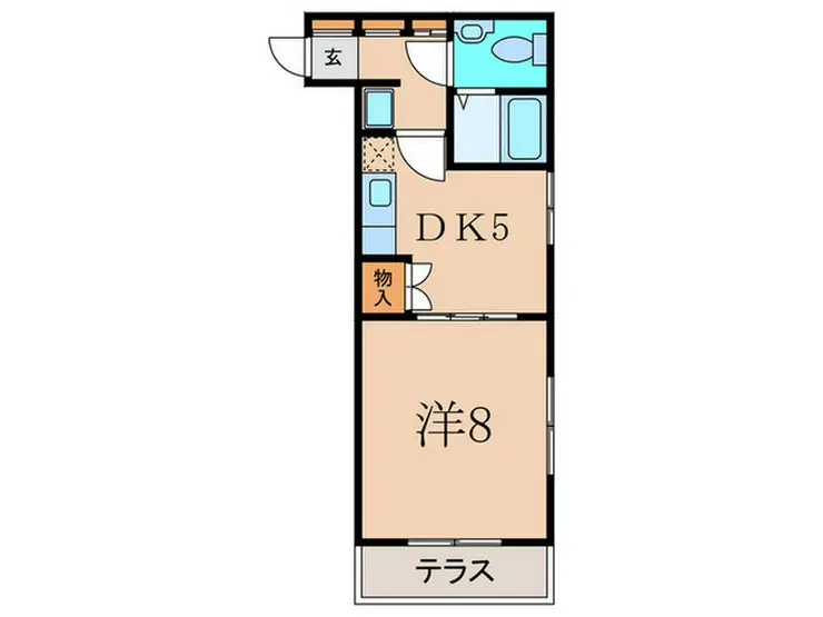 自由が丘クレスト 2階階 間取り