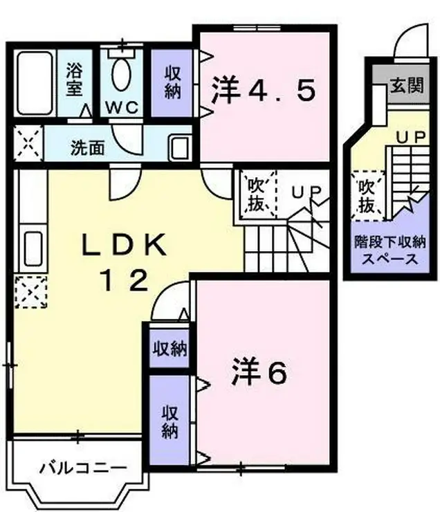 エスパシオ 2階階 間取り