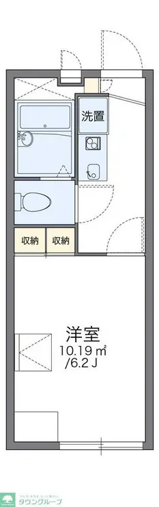レオパレスエスペランサ中和泉 2階階 間取り