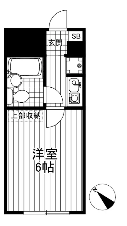 コスモ羽根木 1階階 間取り