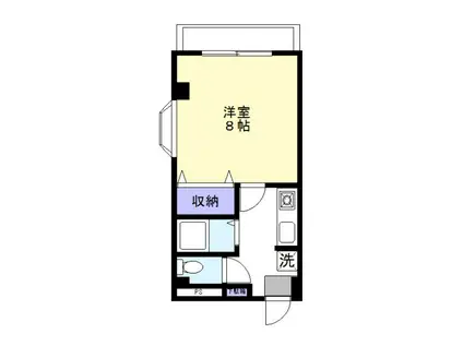 関根マンション(1K/3階)の間取り写真