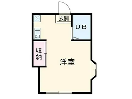 ハイツマルキ(ワンルーム/1階)の間取り写真