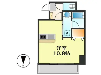 LUXENA JOSHIN(ワンルーム/1階)の間取り写真