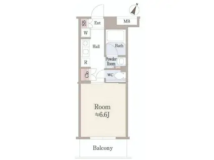 TSハイム新宿(1K/3階)の間取り写真