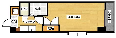 WING STK(1K/5階)の間取り写真