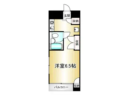 K2ハイムエミグランド方南町(1K/2階)の間取り写真