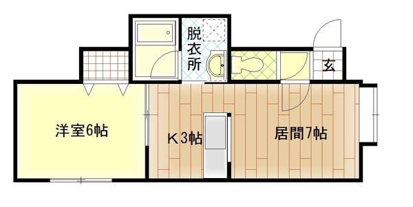 MA MAISON(1LDK/1階)の間取り写真