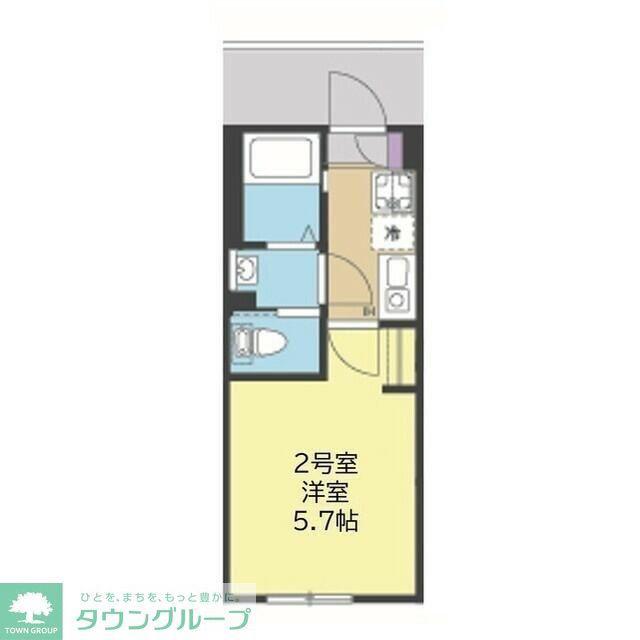 NORDUS AXIS(1K/3階)の間取り写真