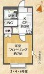 エコ・ライズⅠ(1K/2階)の間取り写真