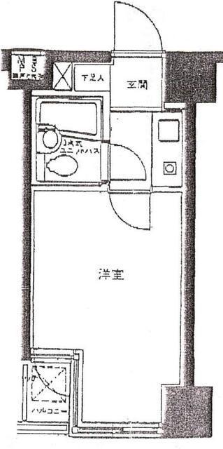 クリオ入谷壱番館(1K/4階)の間取り写真