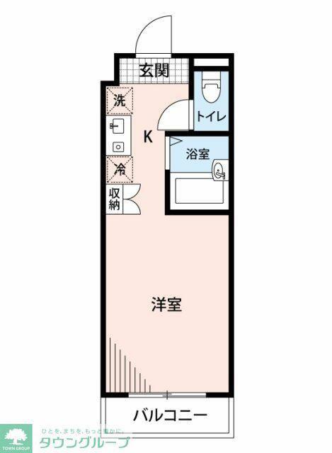 B-WALL神保町(ワンルーム/4階)の間取り写真