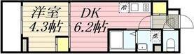 HF西巣鴨レジデンスII(1DK/4階)の間取り写真
