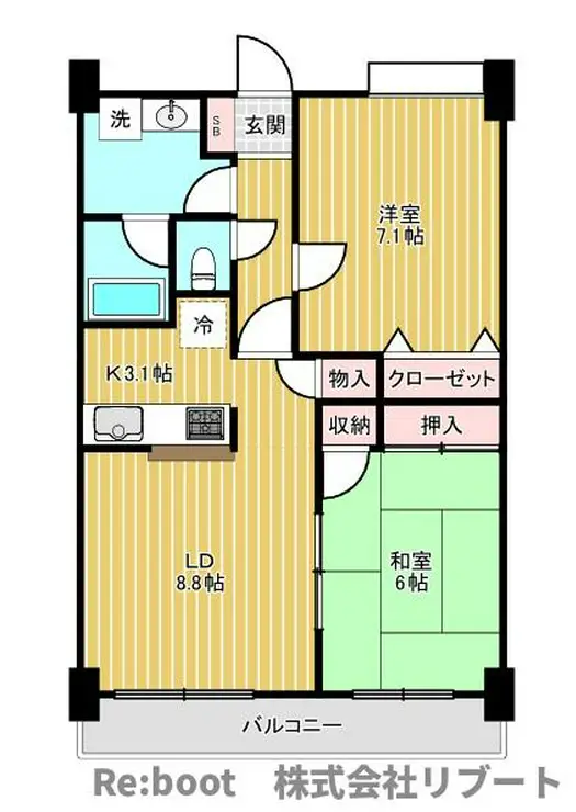 アウラ10 2階階 間取り