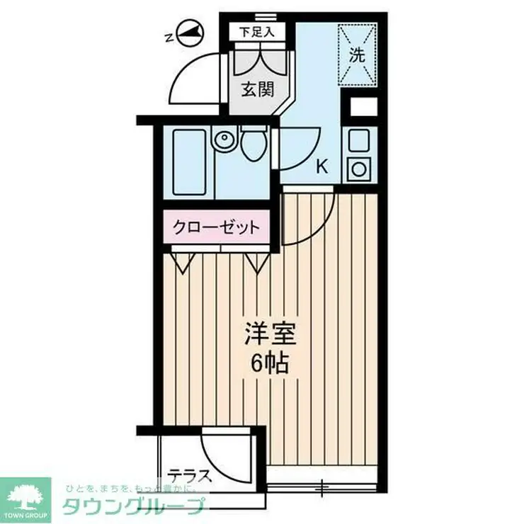 カテリーナ八王子 1階階 間取り