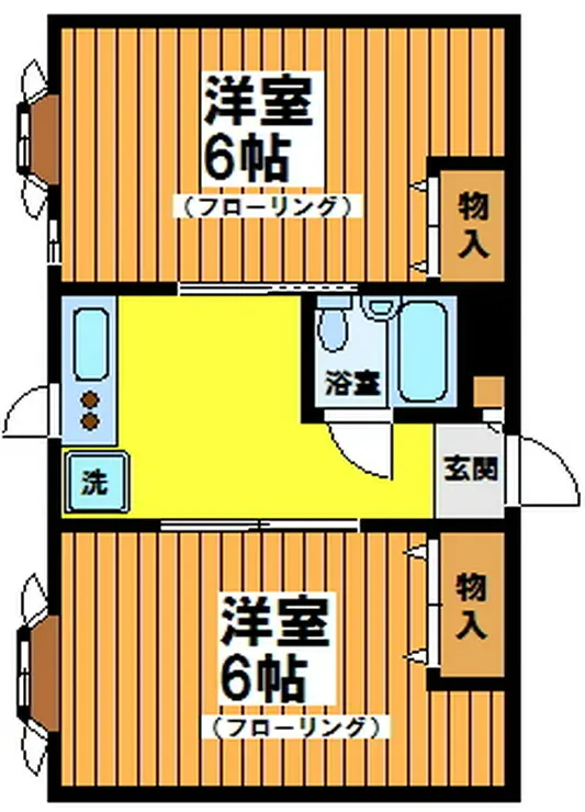 ラポルタイズミ 1階階 間取り