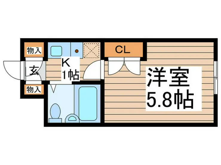 アネックス西葛西 1階階 間取り