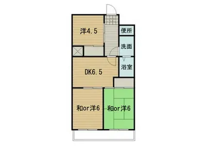 リアライズ浜松(3DK/7階)の間取り写真