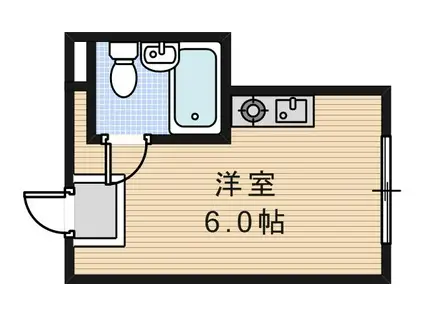 プレアール昭和町II(ワンルーム/2階)の間取り写真