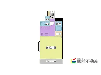 SIRIUS(1K/2階)の間取り写真