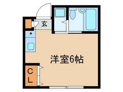 チェリー自由が丘(ワンルーム/2階)の間取り写真