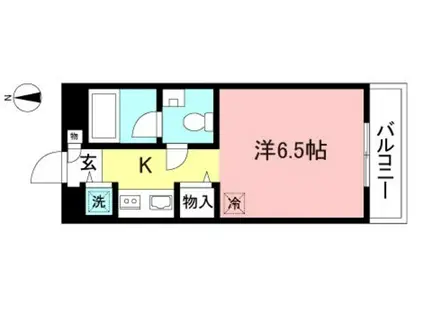 キカクハイツ(ワンルーム/3階)の間取り写真