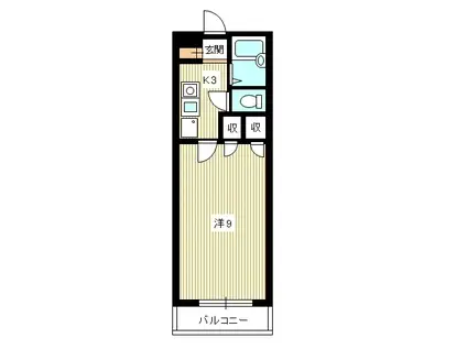 アーバン21(1K/3階)の間取り写真
