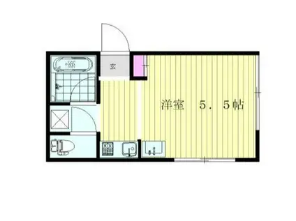 スマートコンパクト栄町(ワンルーム/2階)の間取り写真