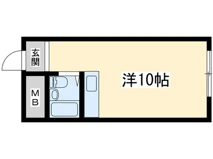 新大阪コーポビアネーズ(ワンルーム/11階)の間取り写真