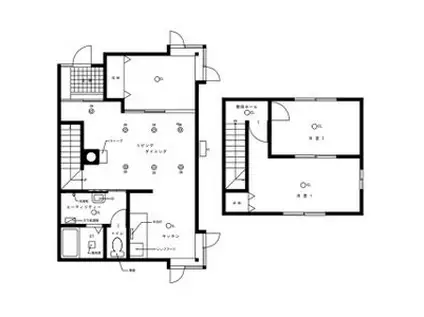 月寒東2-3一棟二戸(3LDK/2階)の間取り写真