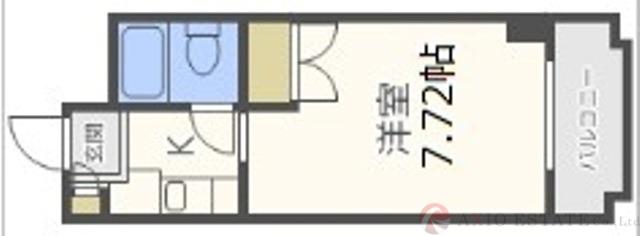 エクセレンス新大阪(1K/8階)の間取り写真