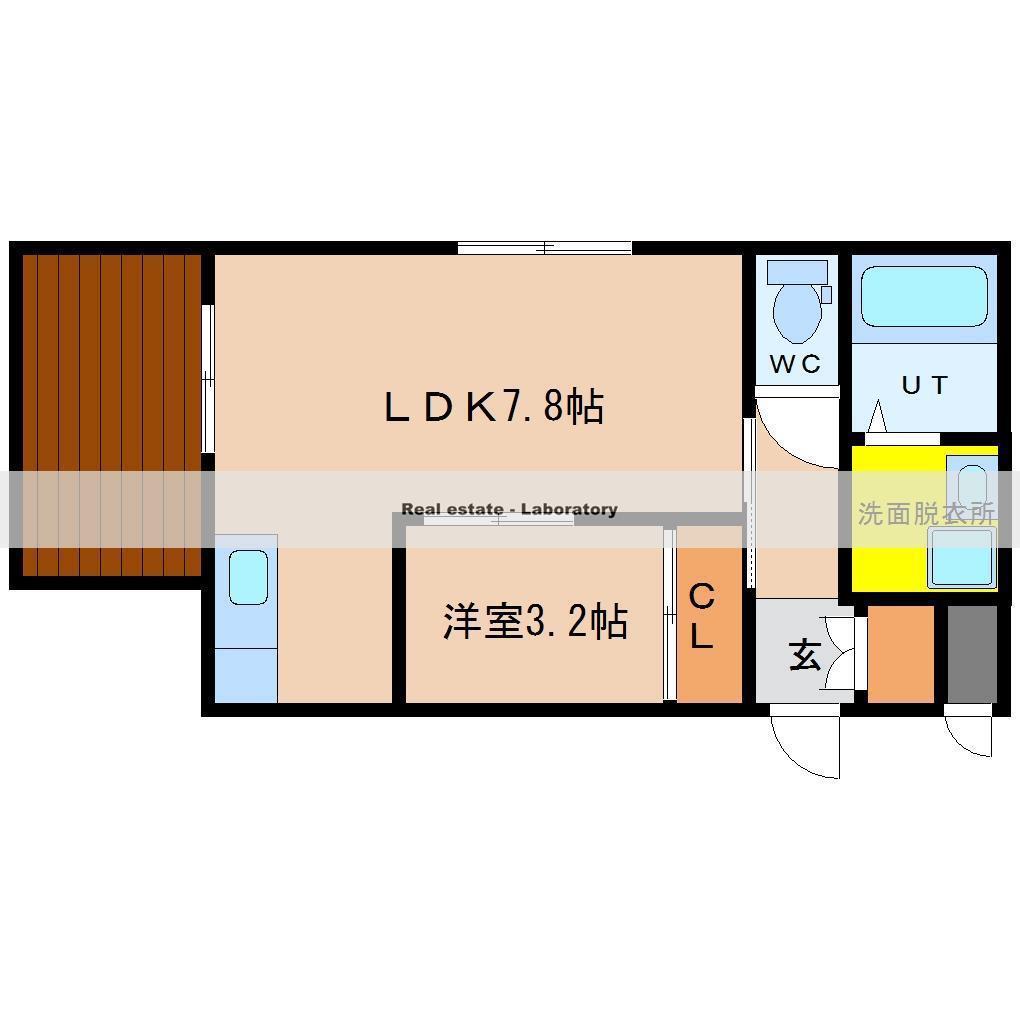 ALTE MEISTER 谷川(1LDK/5階)の間取り写真