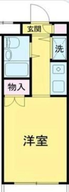 DELCCS浦和(1K/2階)の間取り写真