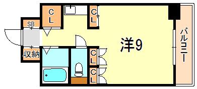 ダイニチコンストラクション(1K/3階)の間取り写真