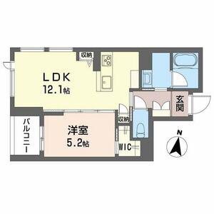 アンシャンテ長町南(2LDK/2階)の間取り写真