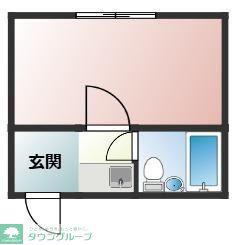 メゾンウィステリア(1K/1階)の間取り写真