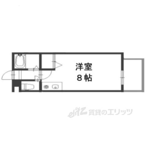 CTビュー小坂(ワンルーム/1階)の間取り写真