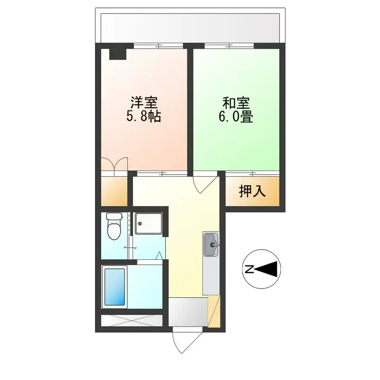 メゾンドシャルム 3階階 間取り