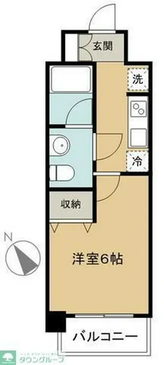 ヴァレッシア武蔵関駅前シティ 11階階 間取り