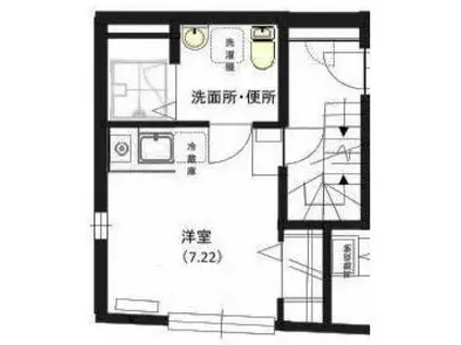アーバンステージ大森西(1K/2階)の間取り写真