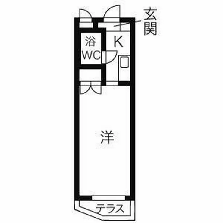 ヴィヴレコート 1階階 間取り