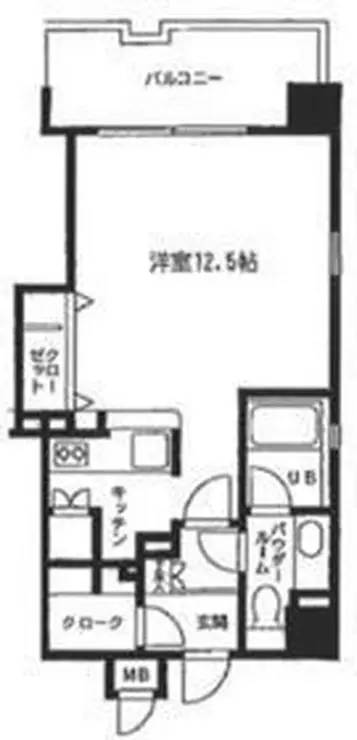 アクロス目黒 10階階 間取り