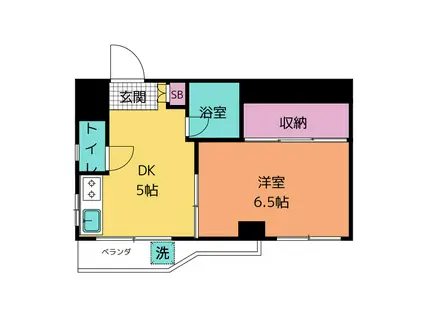 栄太楼ビル(1K/4階)の間取り写真
