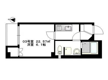 BCASA OJI(1K/5階)の間取り写真