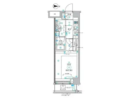 CREALPREMIER大島(1K/3階)の間取り写真