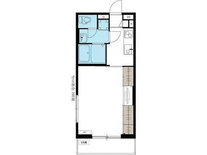 リブリ・ブライト(1K/2階)の間取り写真