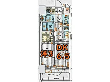 エステムコート名古屋鶴舞IIレアーヴ(1DK/10階)の間取り写真